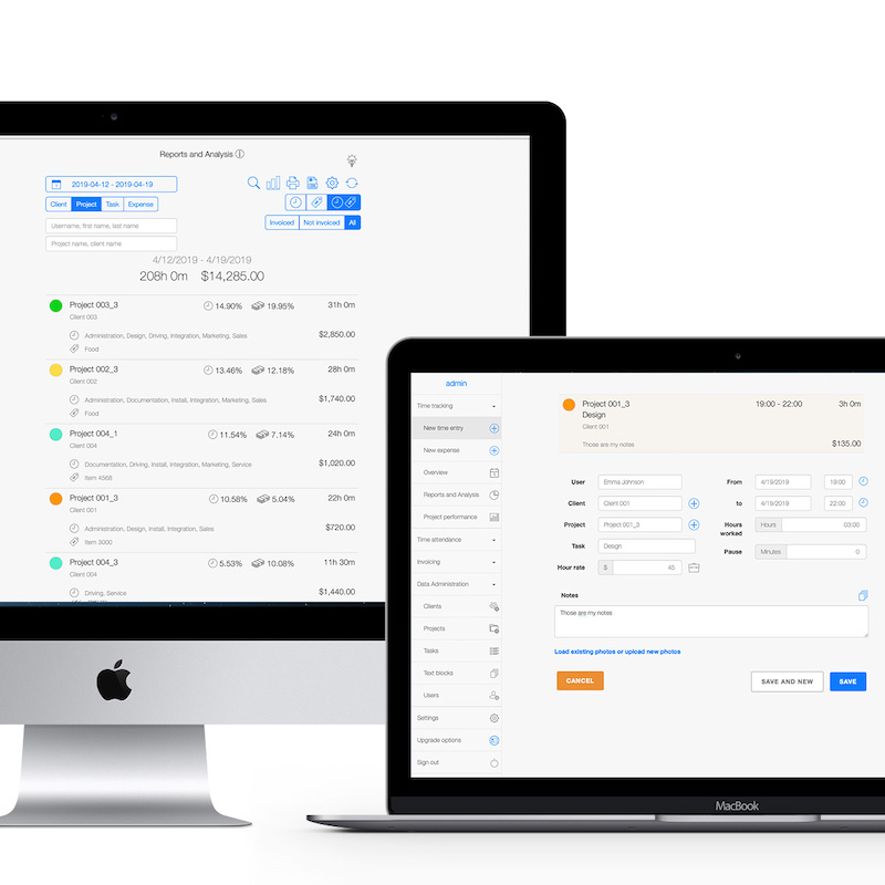 Effective Time Tracker for freelancers and teams TimeTrack