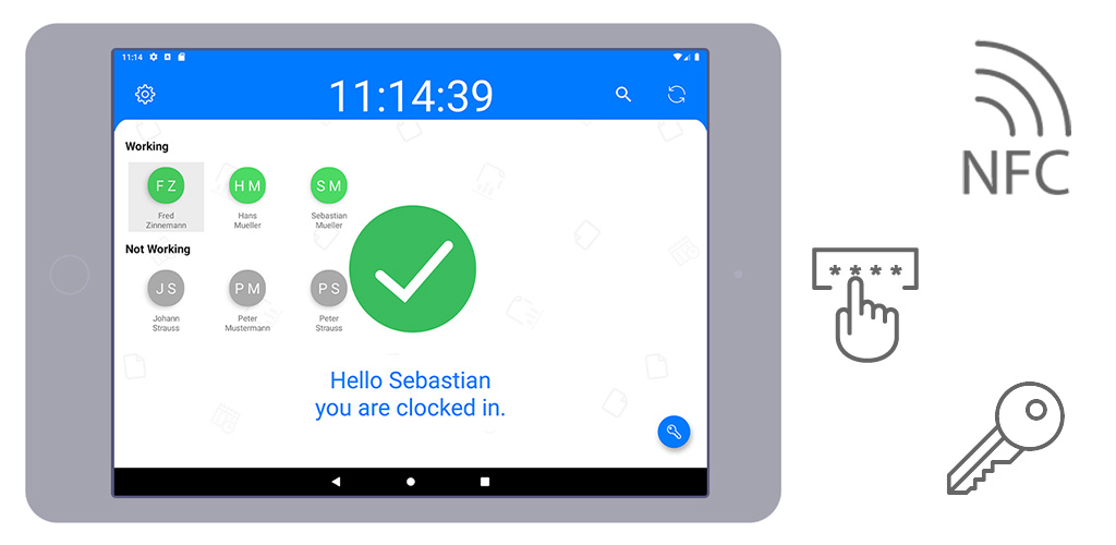 Attendance-Tracking-Terminal-ClockIn