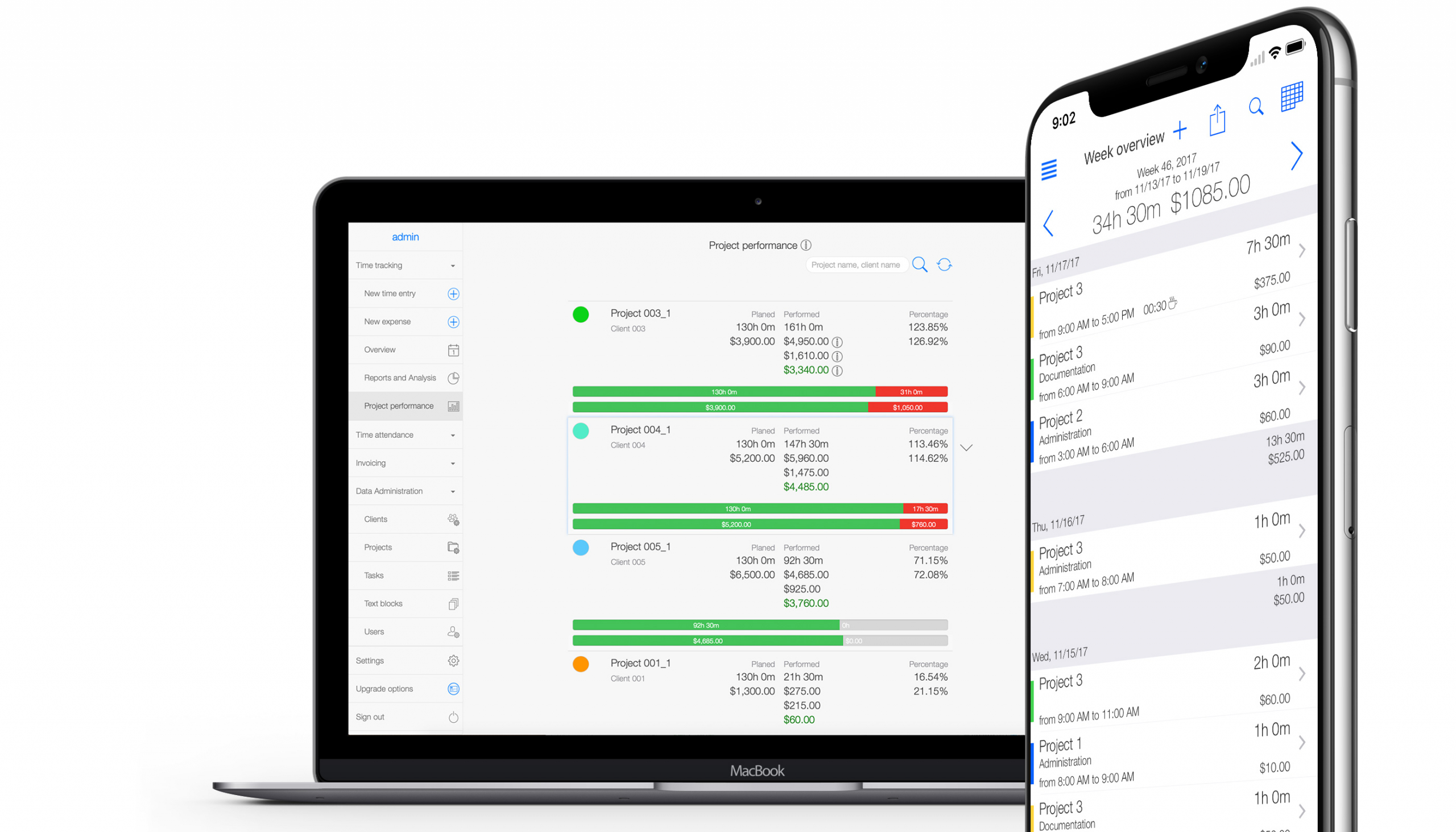 project-time-tracking