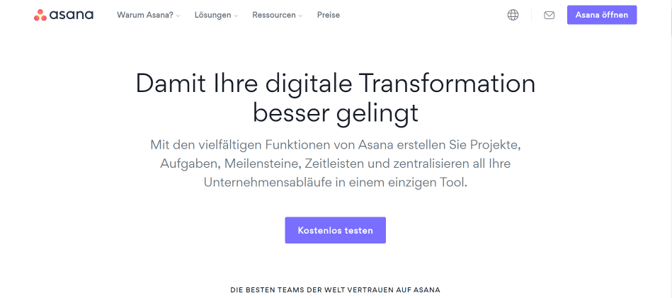 asana-webseite