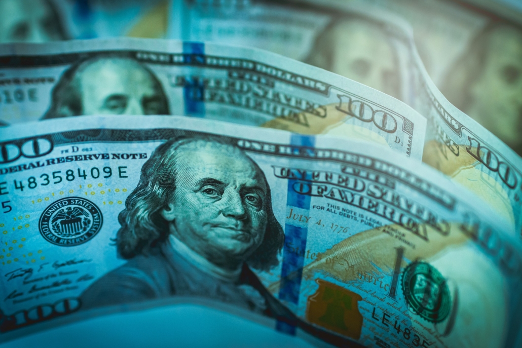 dollar close up