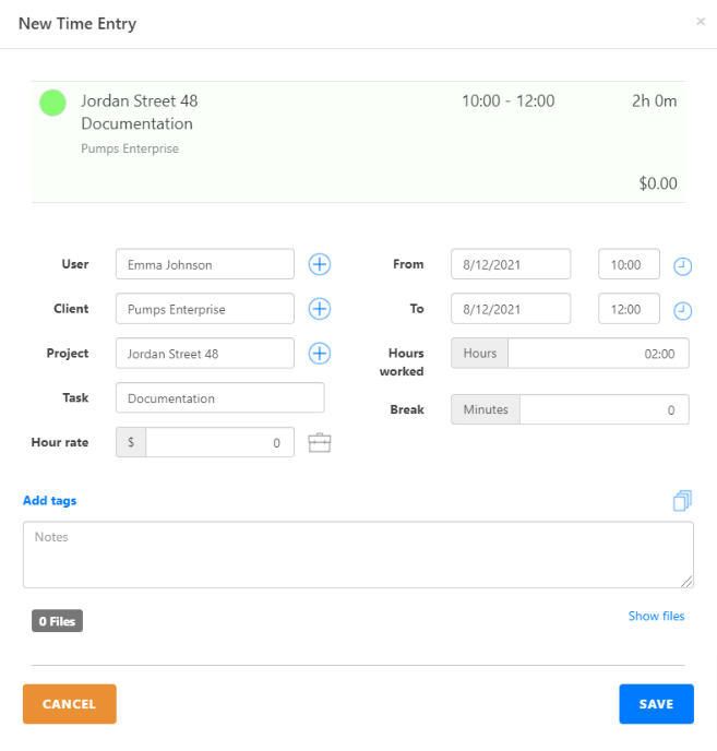 attendance-tracking-time-entry