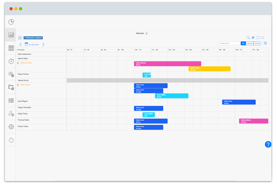 Appointment Planning - Clear Appointment Calendar