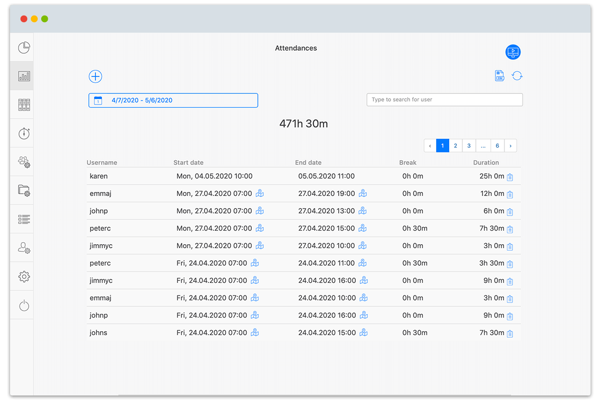 Attendance Tracking Attendances