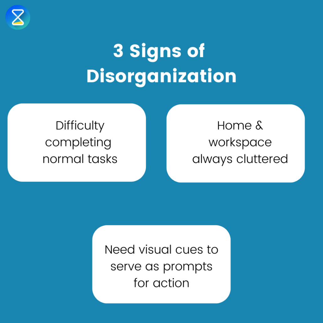Illustration of Disorganization And Forgetfulness