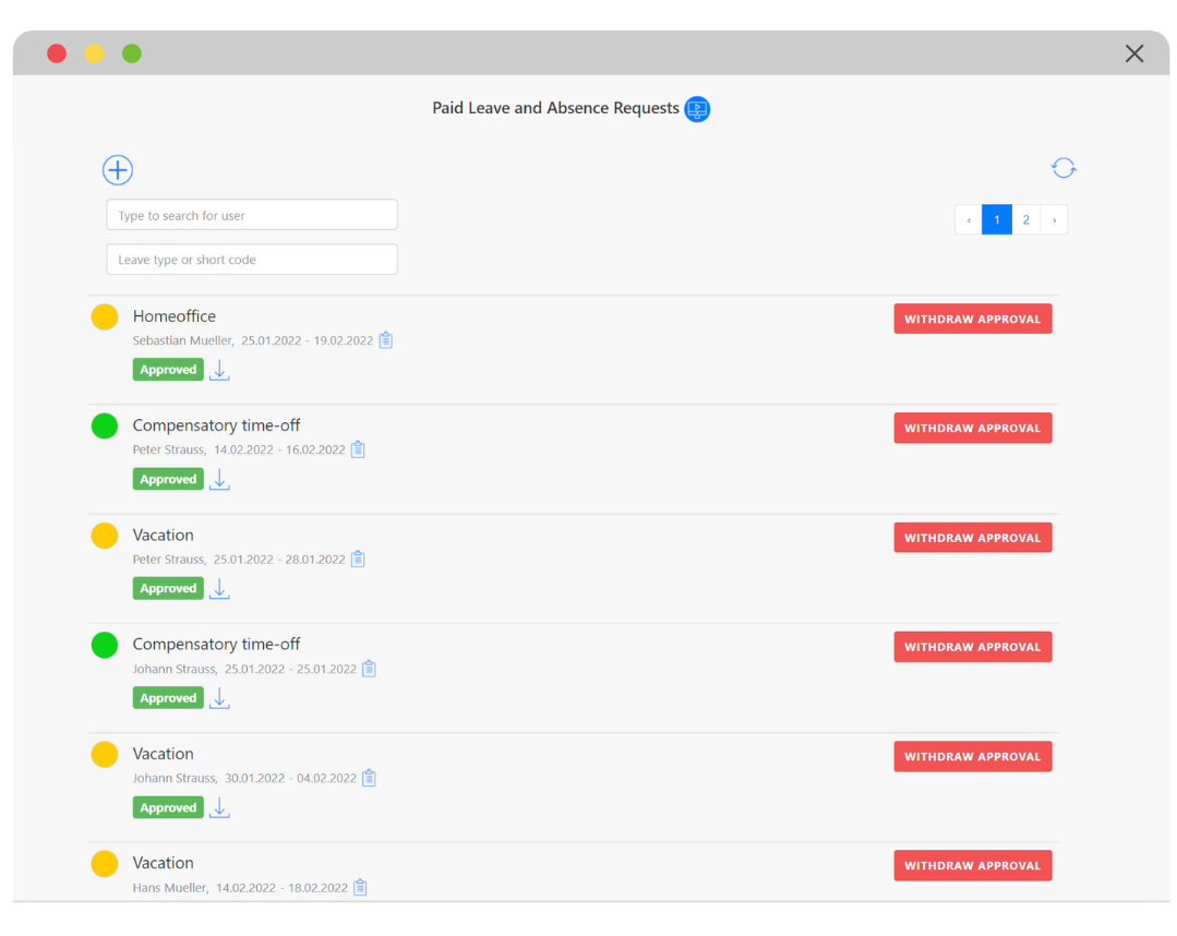 Absence management