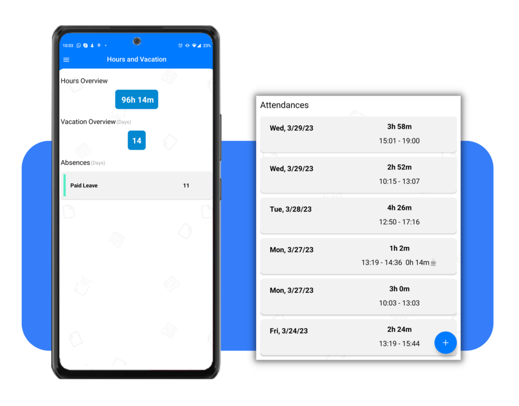 Timesheet App Complete Overview of Working Hours TimeTrack