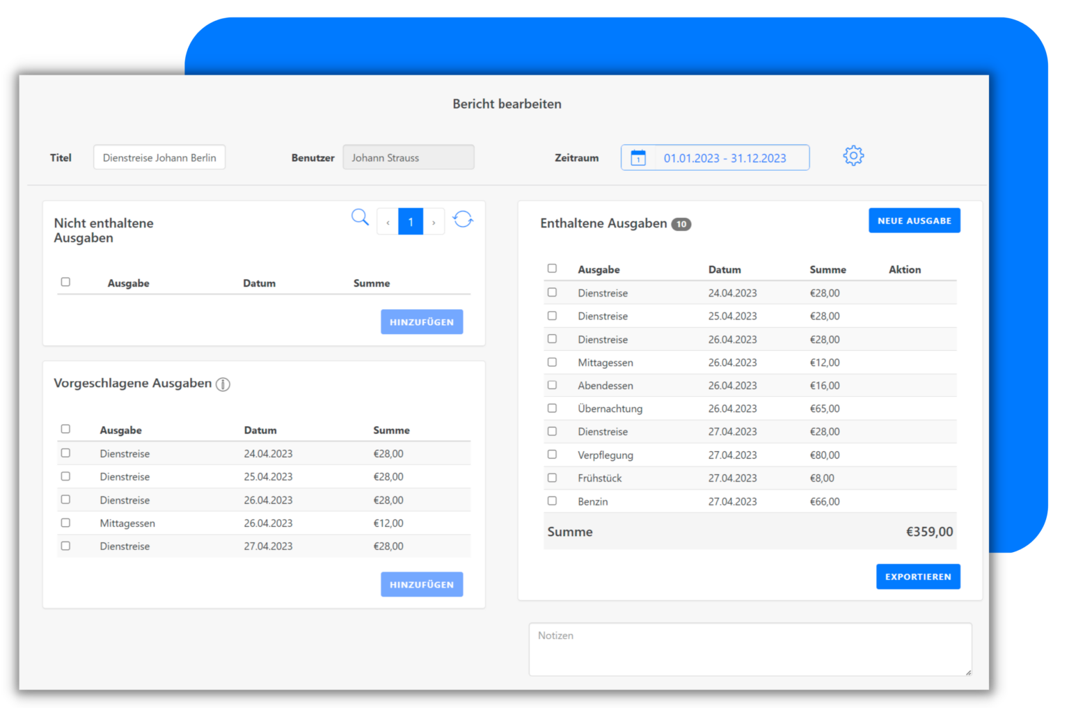 Reisekostenabrechnung-Software: Einfach und Digital - Mit TimeTrack