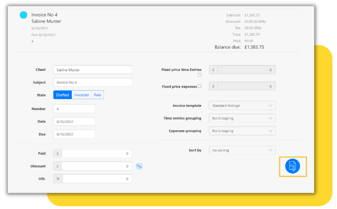 invoice-export
