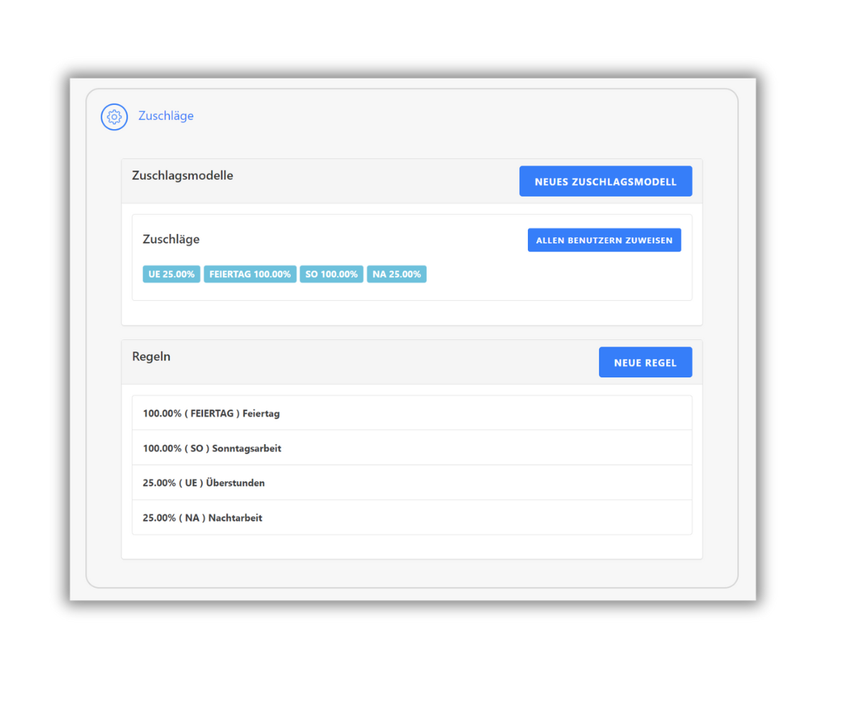 Surcharge Models For Payroll TimeTrack Functions Surcharge models for payroll timetrack functions
