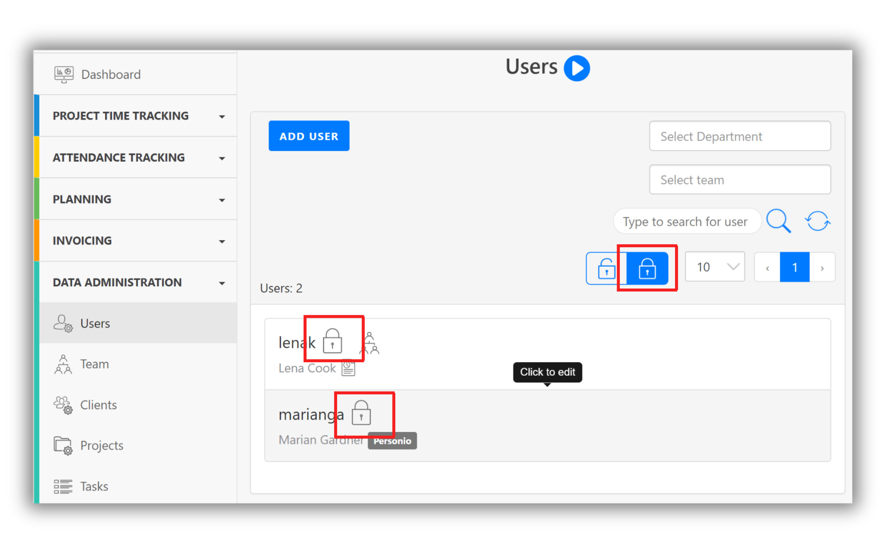 deactive accounts list