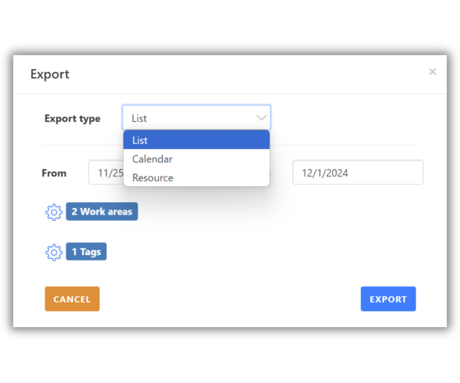 Scroll Schedule Export and Print Online Schedule - Workforce Management | TimeTrack