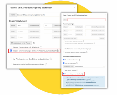Softwareupdate - Pausenregelung