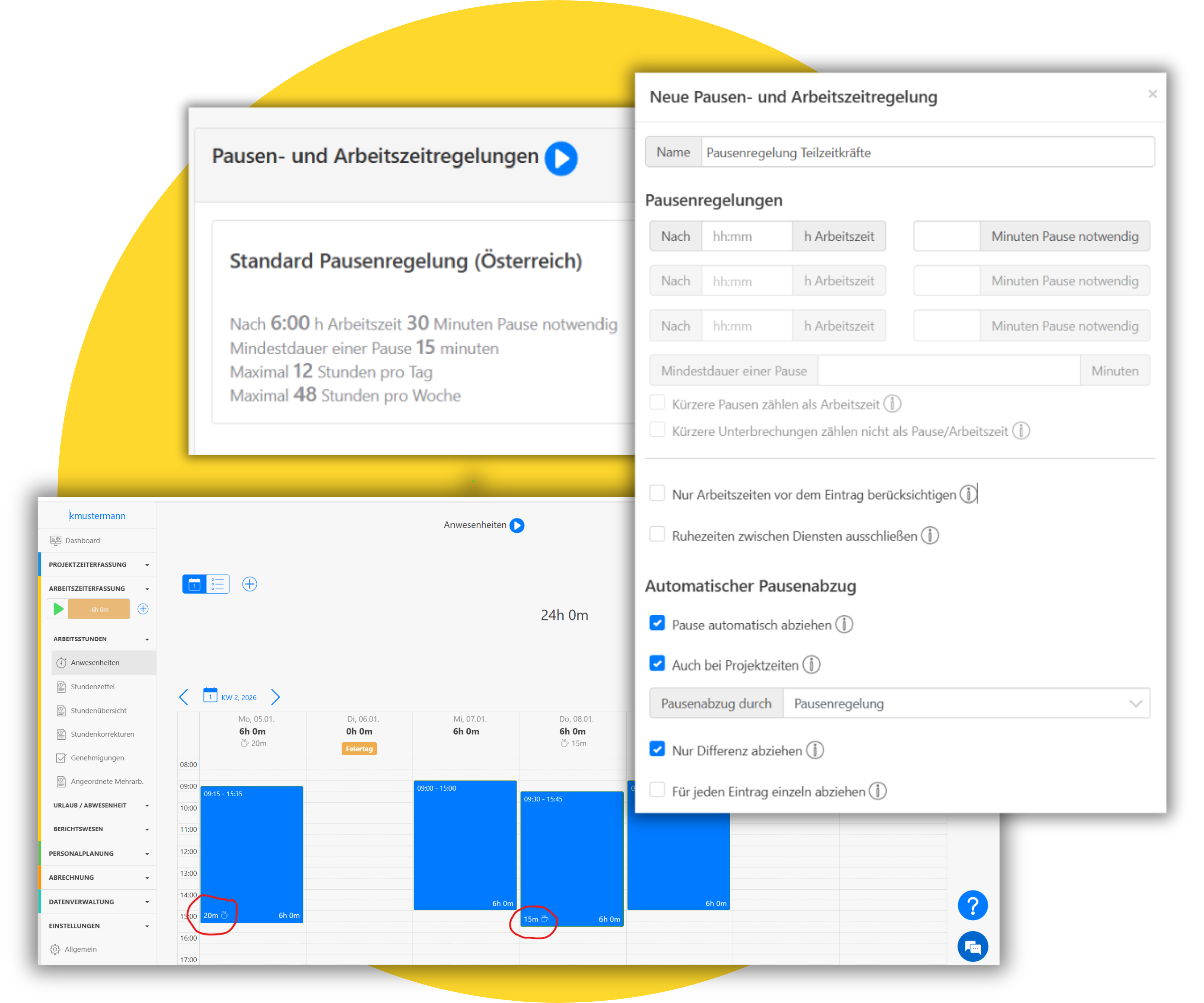 Use Case Pausen Teilzeitkraefte