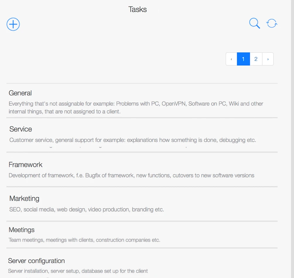 Project Tasks Management