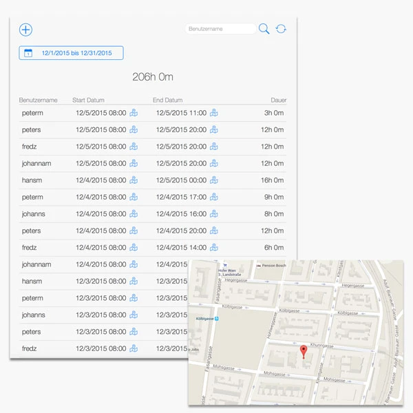 Zeiterfassung für den Sicherheitsdienst - Arbeitszeiten per Stempeluhr erfassen