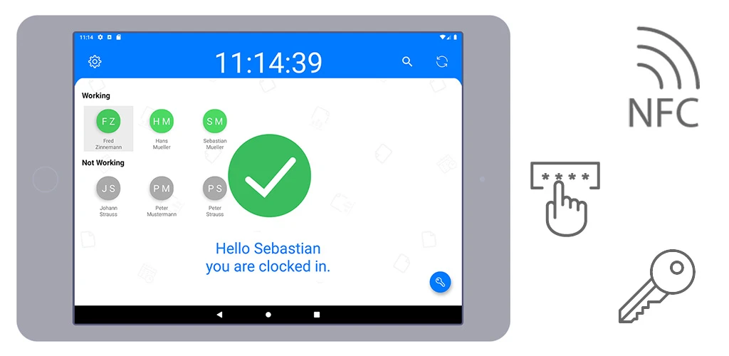 Attendance-Tracking-Terminal-ClockIn