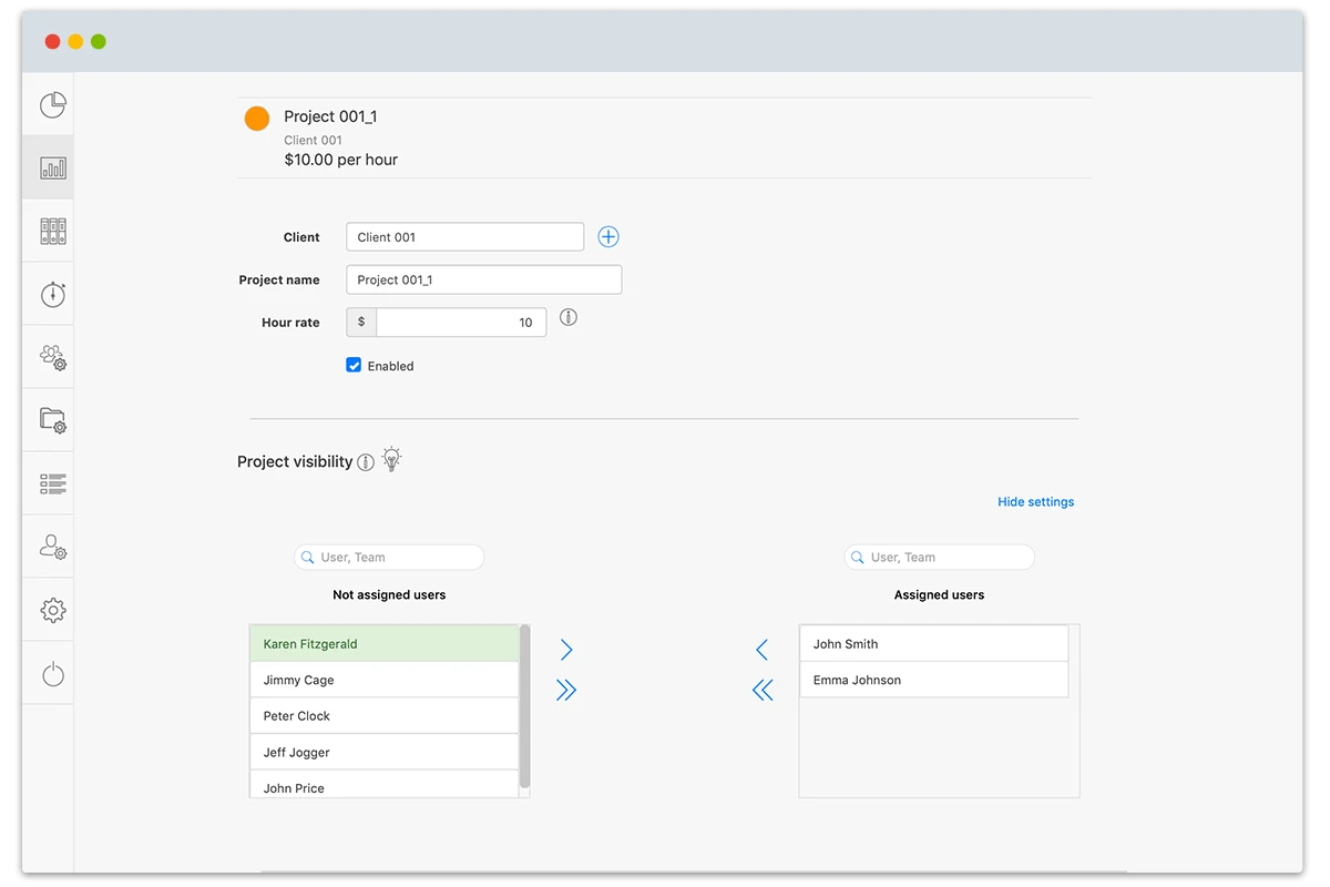 Project Controlling Project Visibility