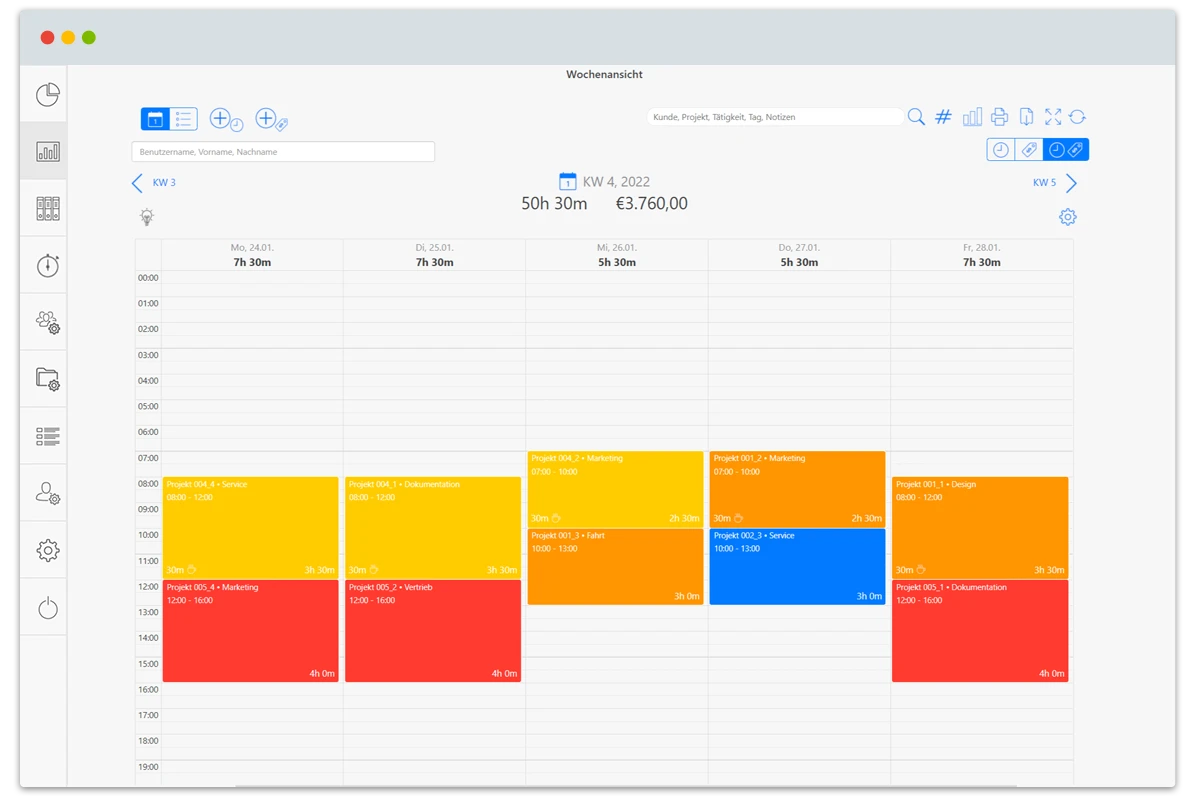 projektzeiterfassung-wochenansicht