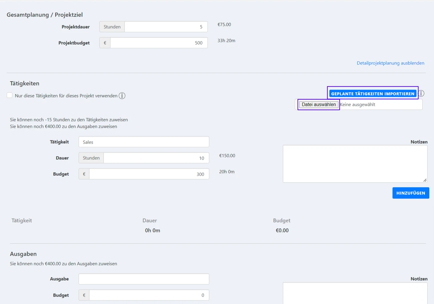 projektverfolgung-geplante-tätigkeiten-importieren