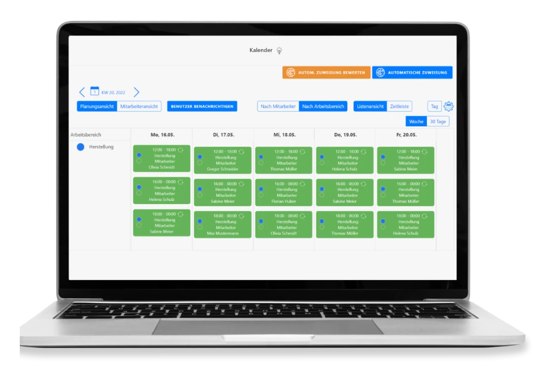 fordec-dienstplanung-timetrack