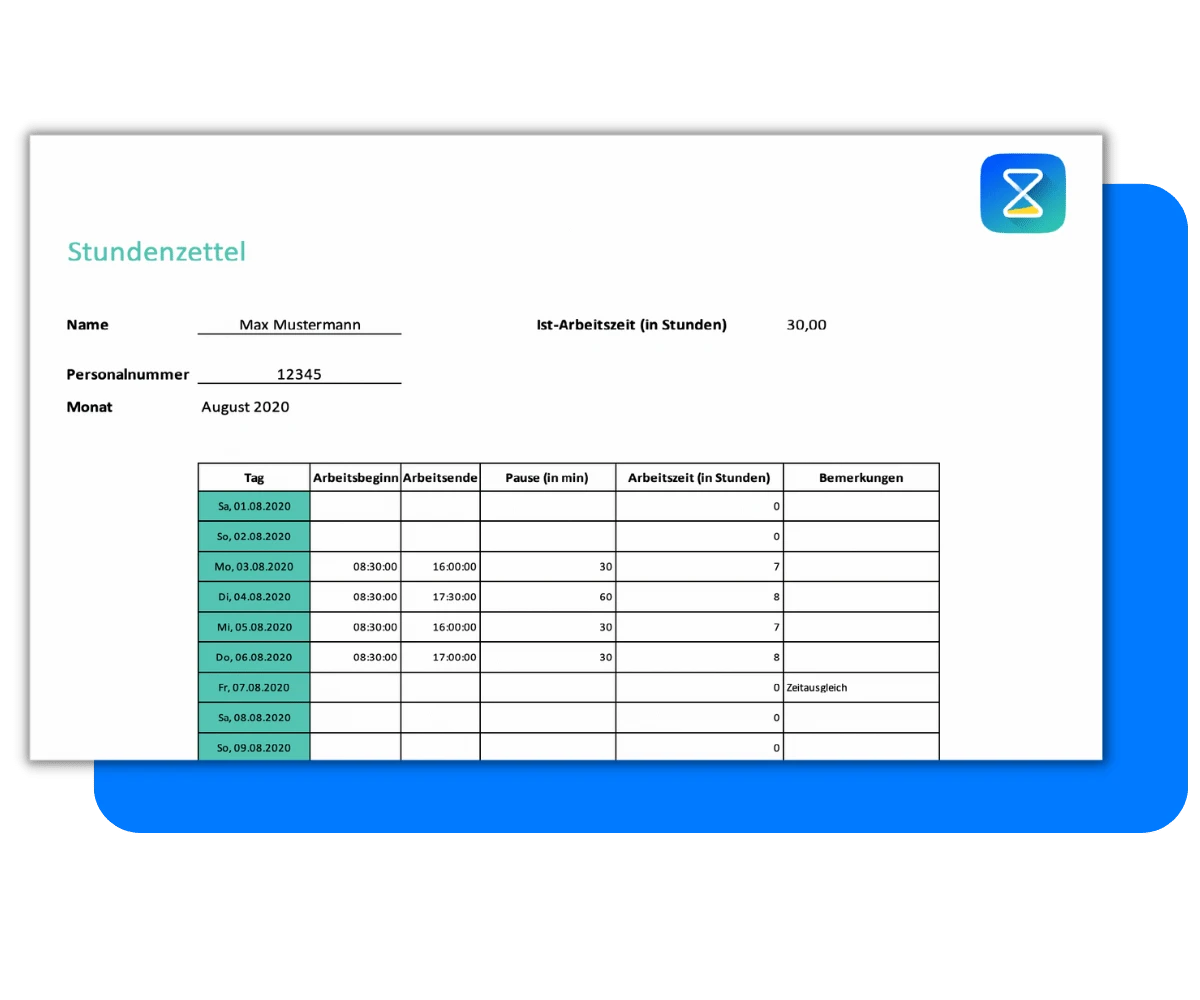 excel-pdf-stundenzettel-vorlage