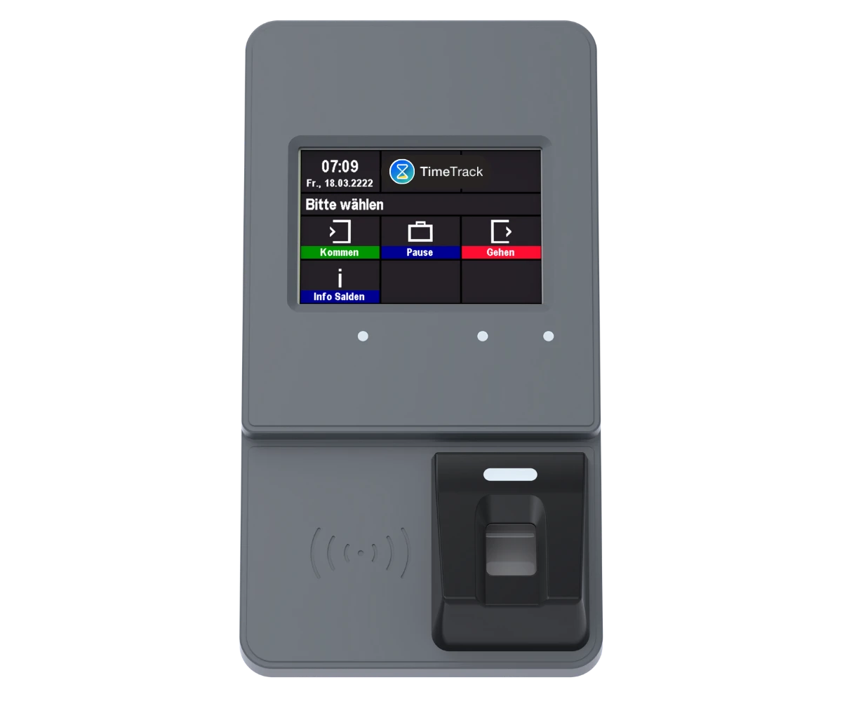 Zeiterfassungsgeräten Zeiterfassung mit TimeTrack