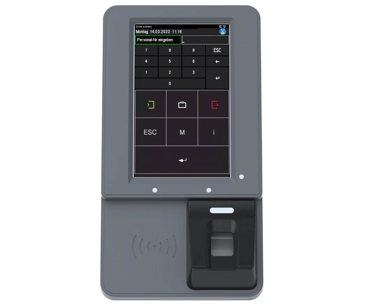 Zeiterfassungsgeräten Zeiterfassung mit TimeTrack