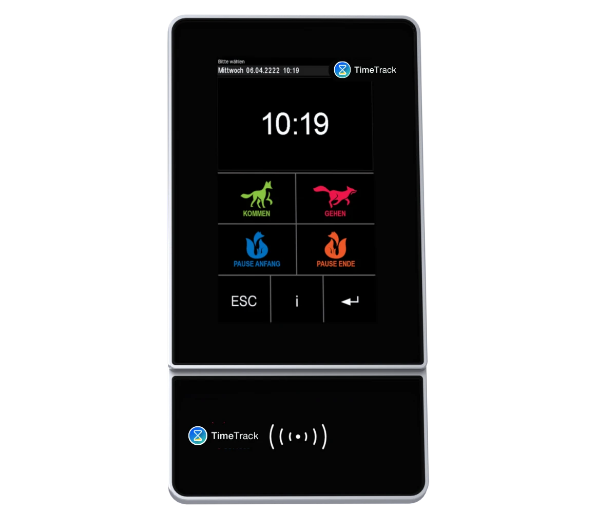 Zeiterfassung Terminal mit vielfältigen Funktionen
