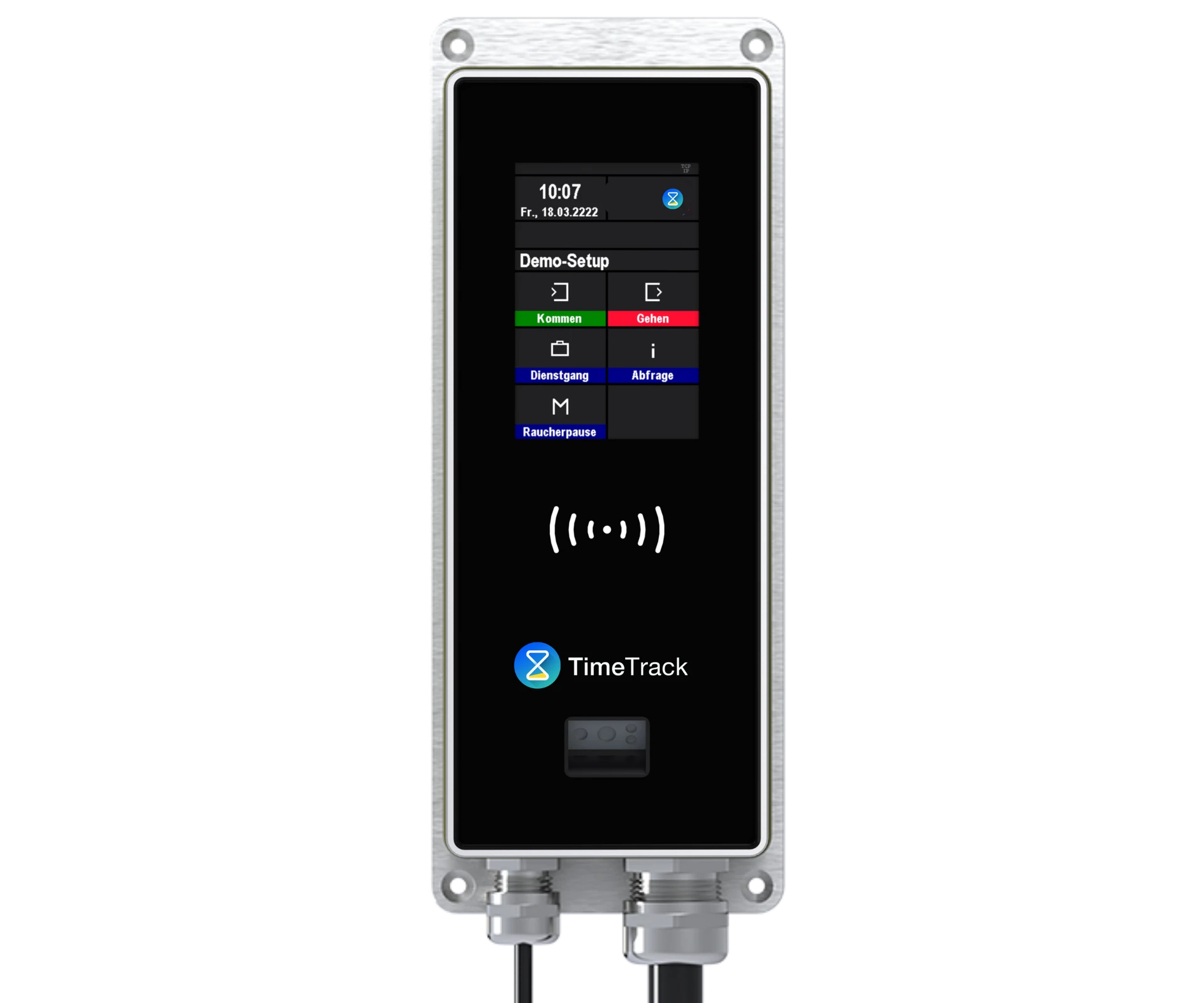 Zeiterfassungsgerät mit Bildschirm Terminal