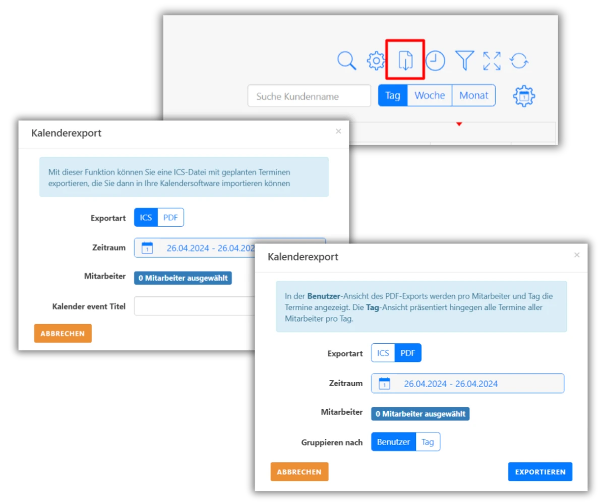 terminplan herunterladen