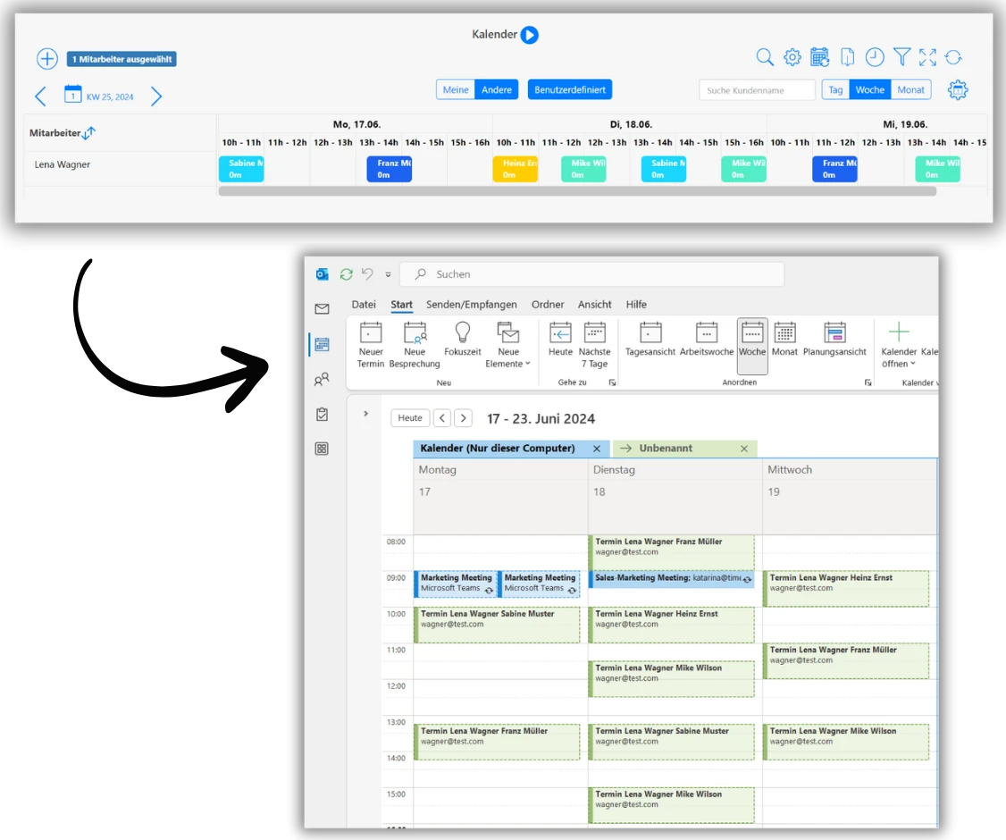 Outlook Terminkalender