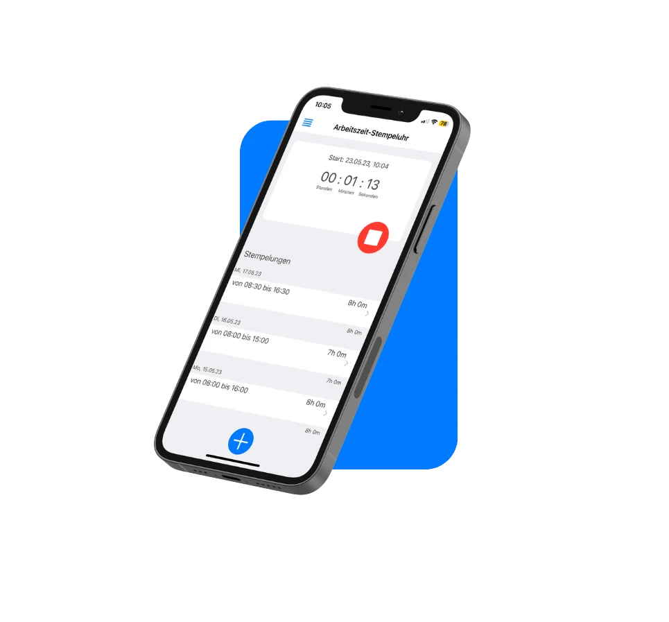 arbeitszeit-stempeluhr
