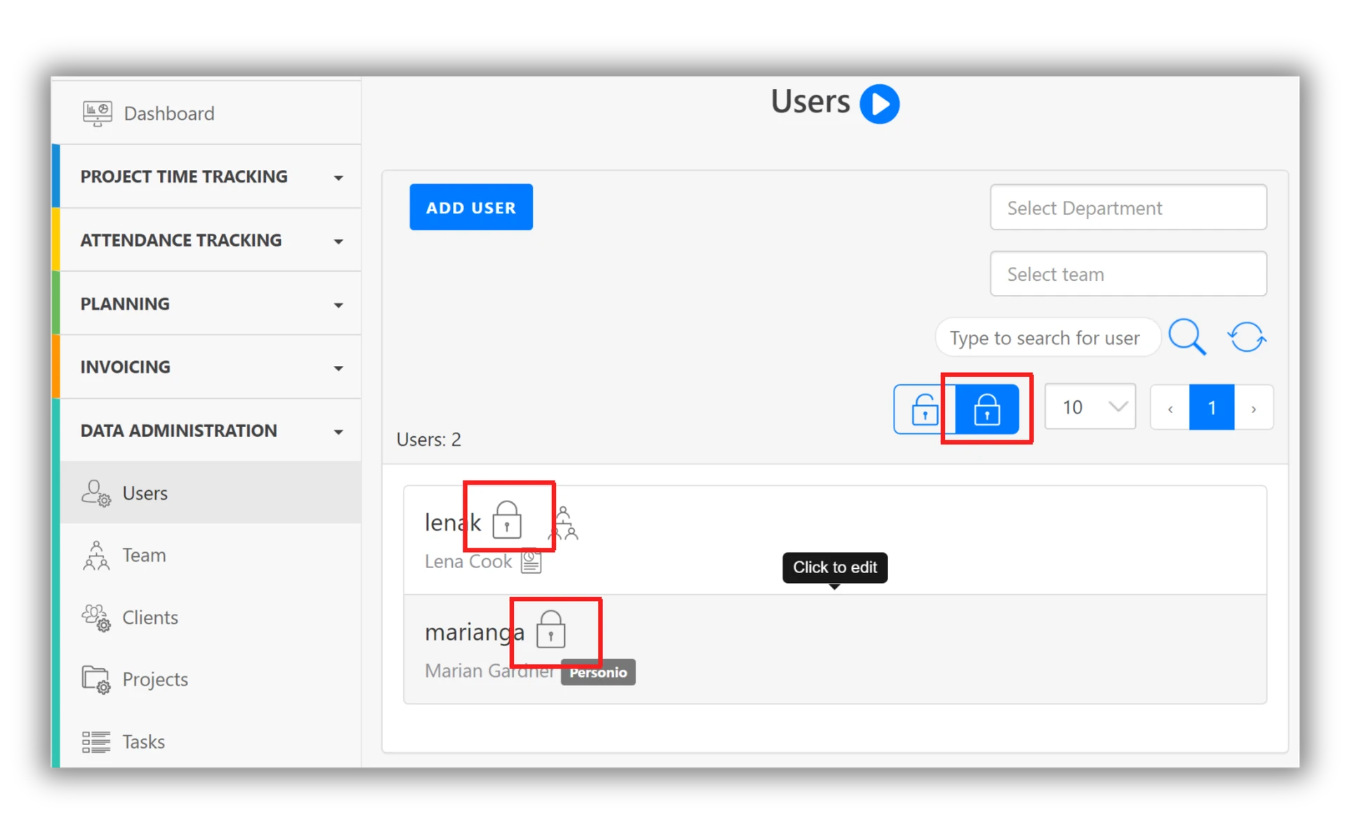 deactive accounts list