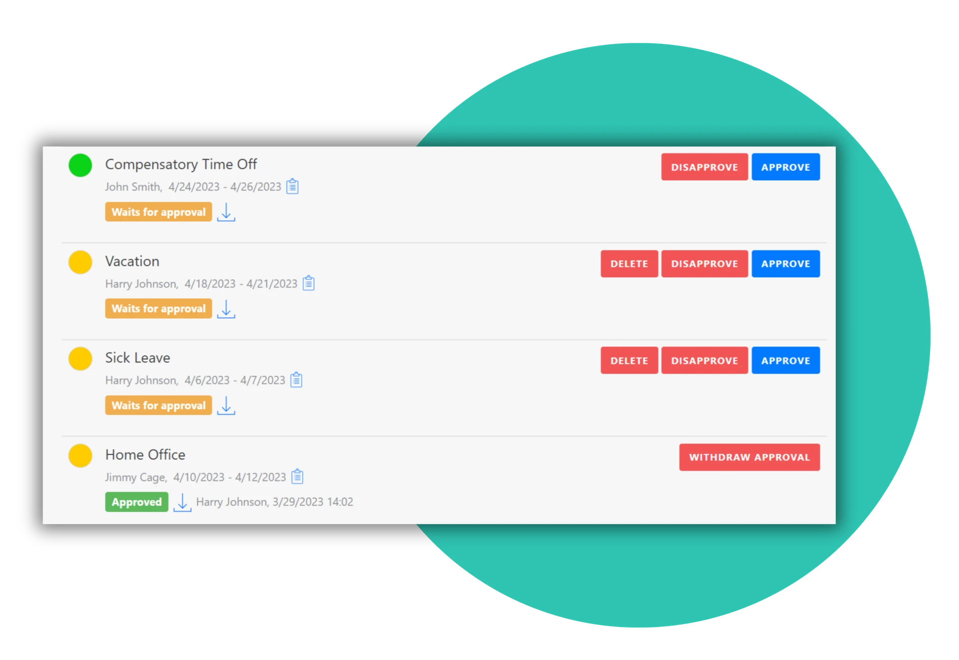 Time Tracking - Approval Process