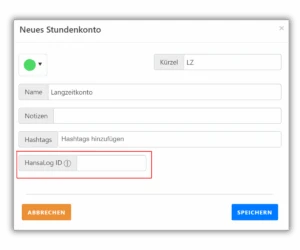 Stundenkonto-Hansalog
