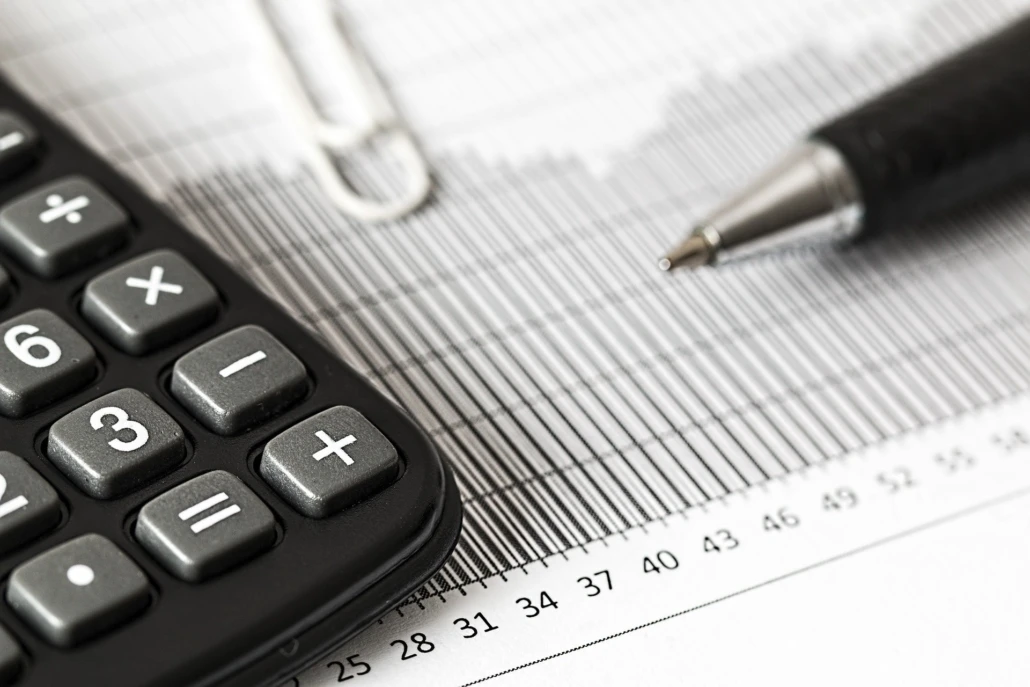 pen and calculator