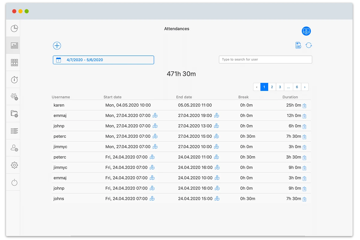 Attendance Tracking Attendances