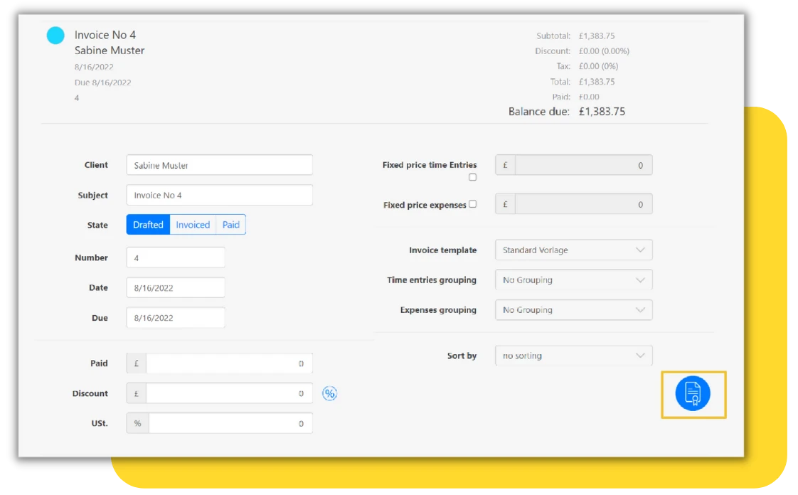 invoice-export