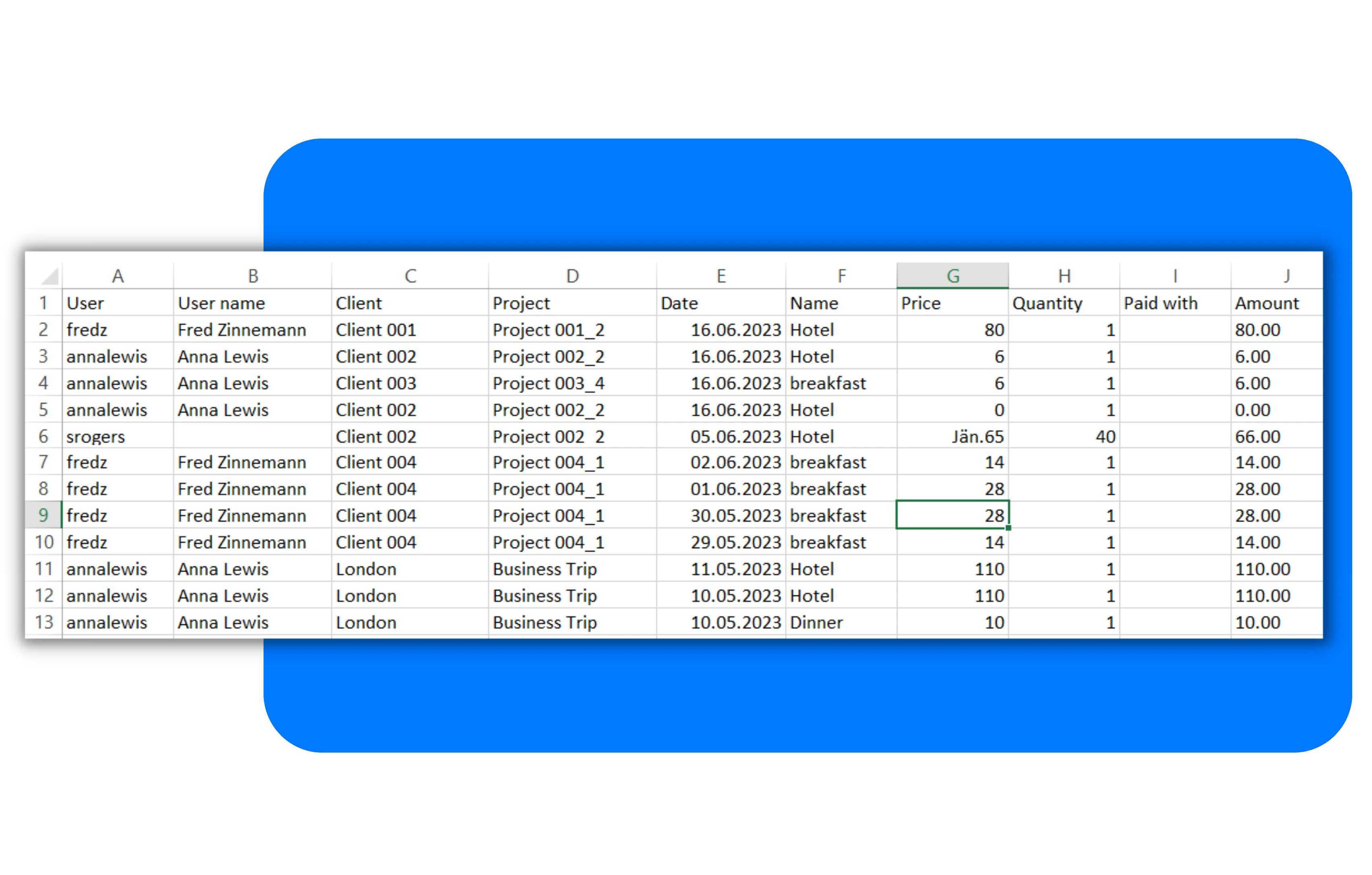 project-reporting-timetrackapp