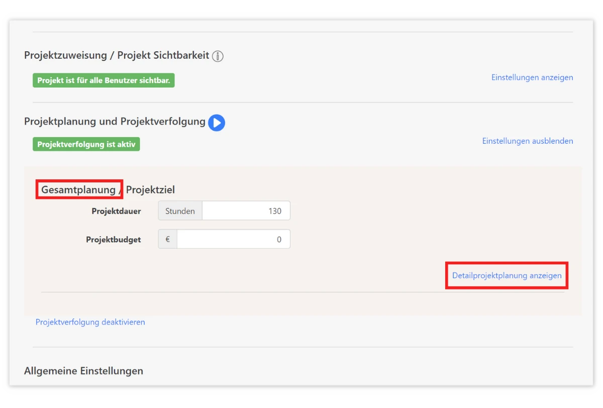 projektplanung