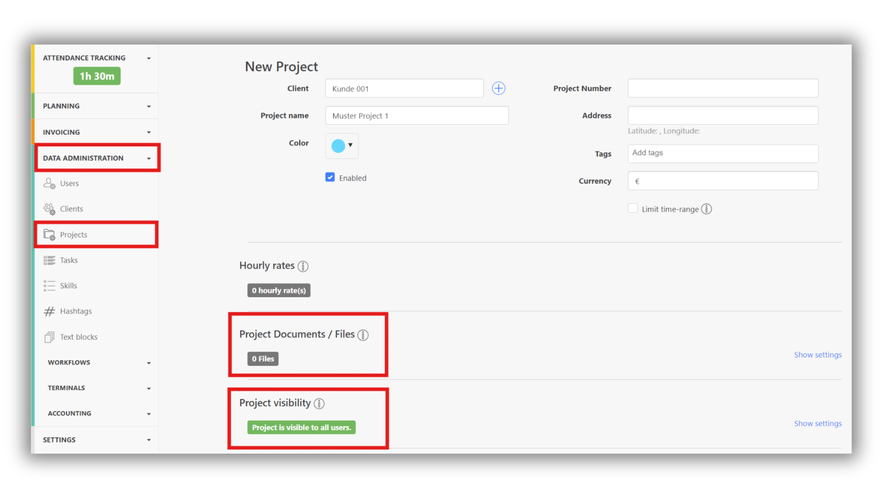 project-settings