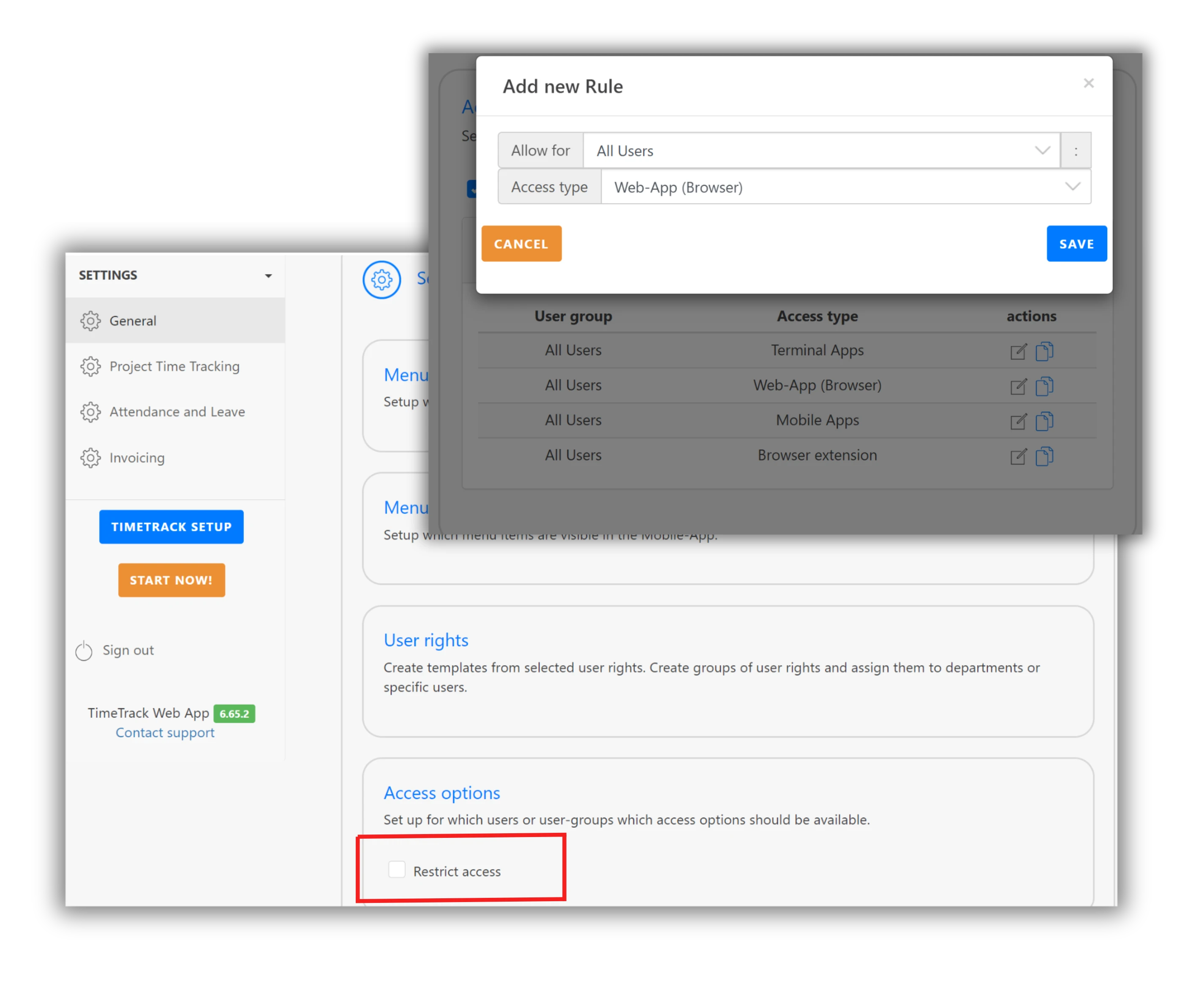 access-settings