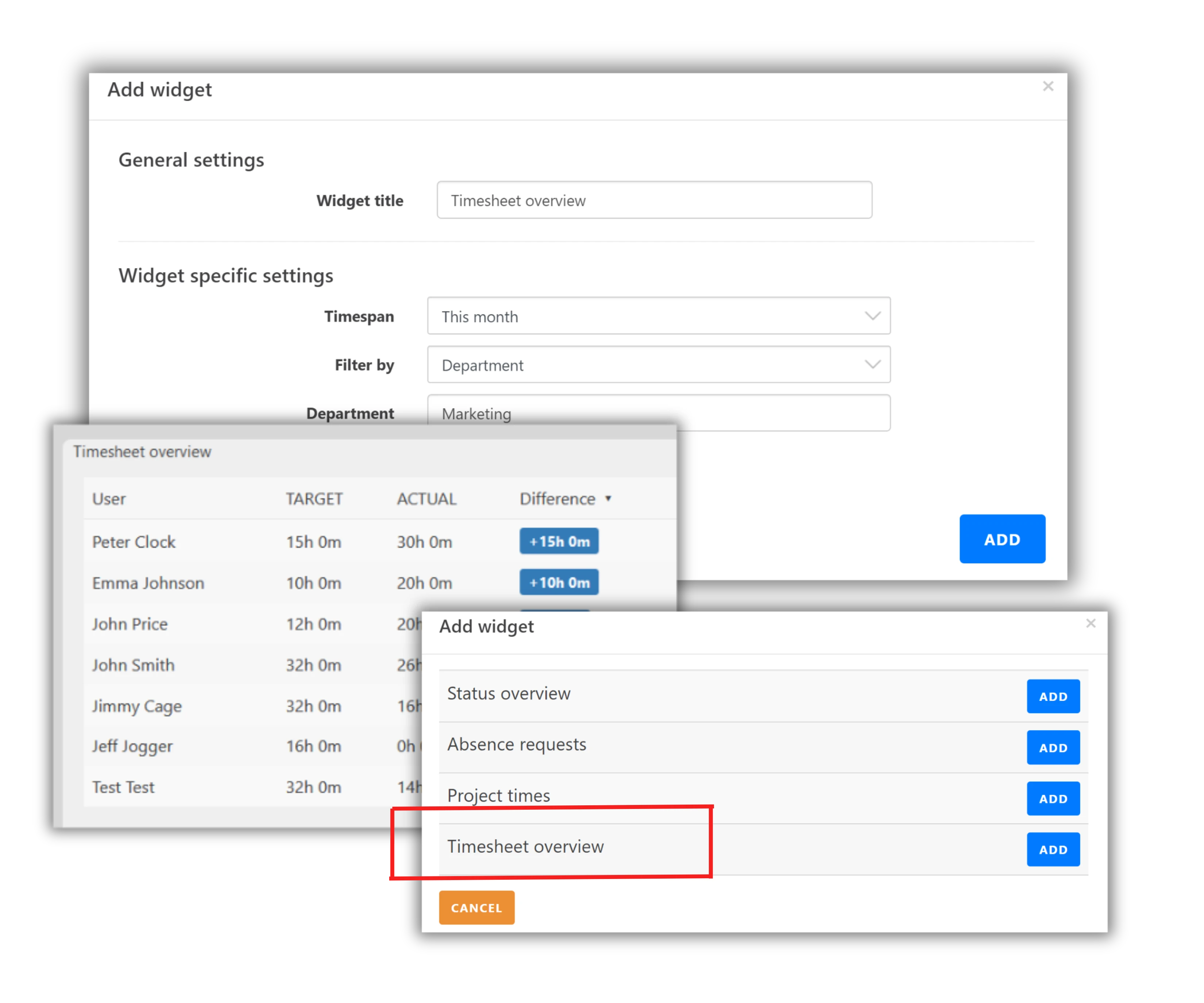 timesheet-overview
